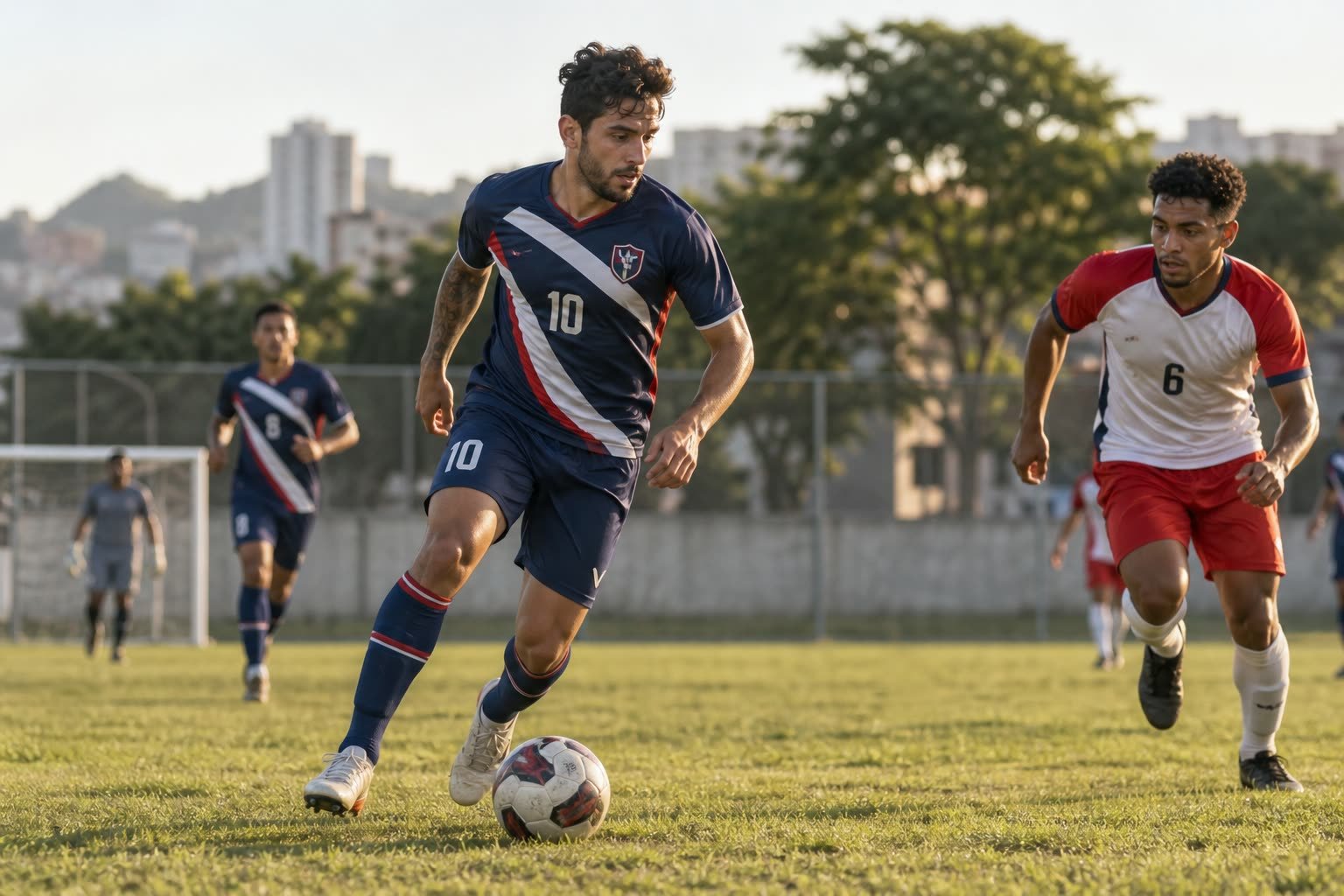 Uniforme de futebol personalizado produzido pela Magni Sports